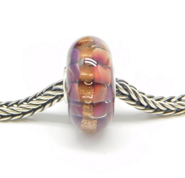 Mystic Golddust Dunes - Elfbeads Glass - live photo